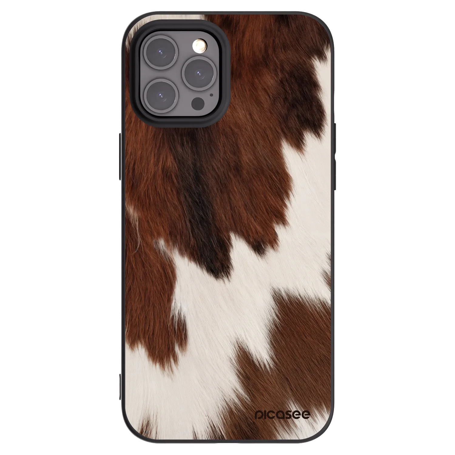 Silikónový čierny obal pre Apple iPhone 12 Pro Max - Rustica