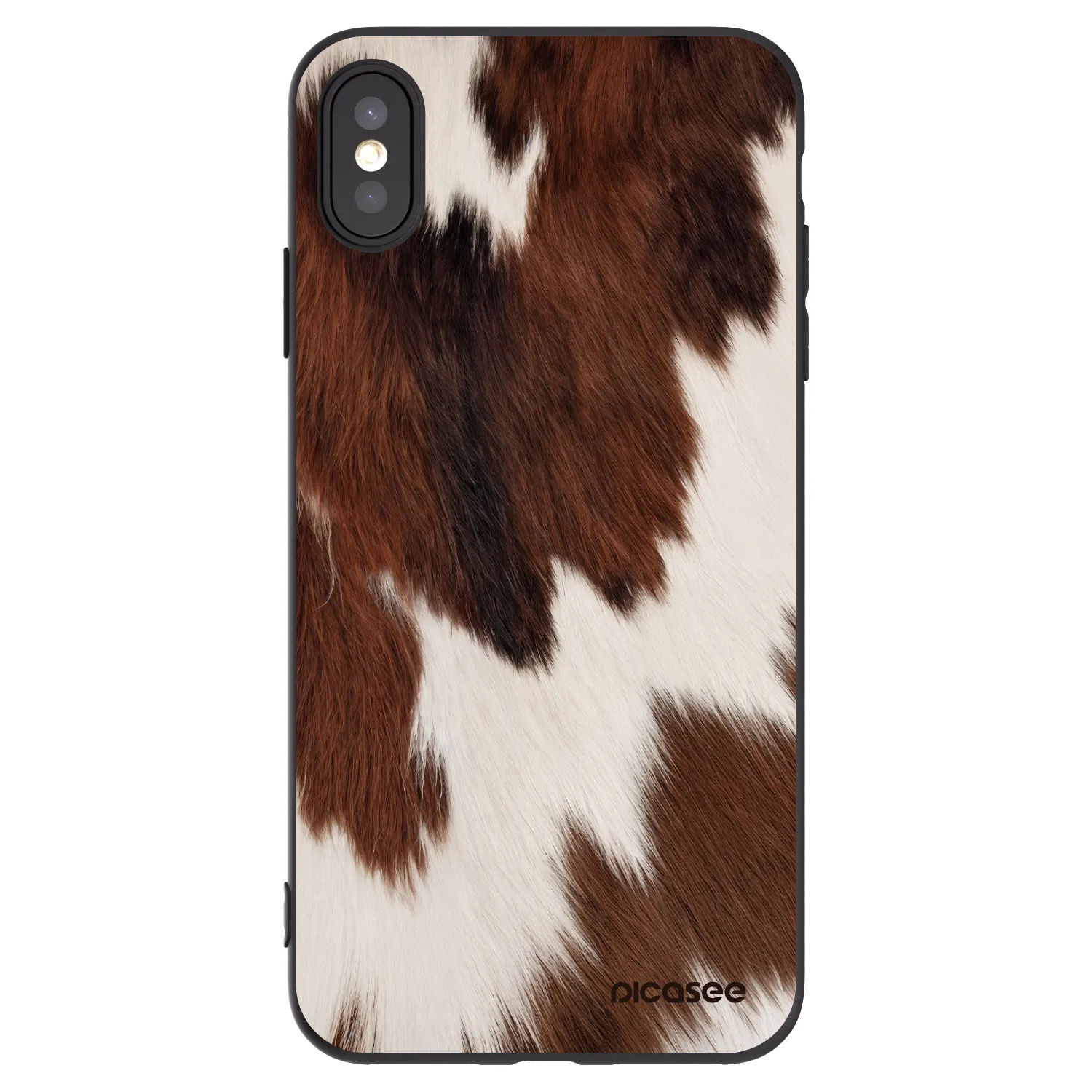 Picasee silikónový čierny obal pre Apple iPhone XS Max - Rustica