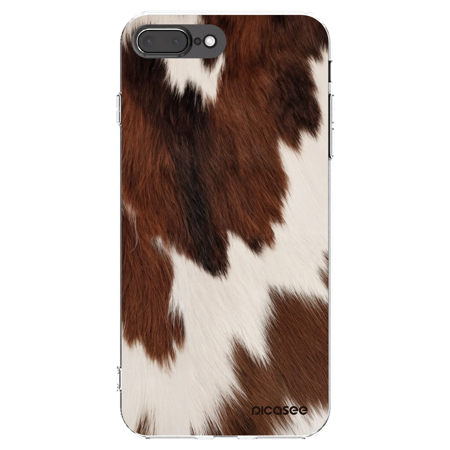 Picasee silikónový prehľadný obal pre Apple iPhone 8 Plus - Rustica