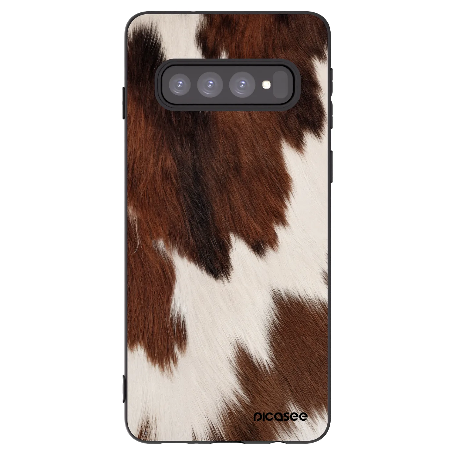 Picasee silikónový čierny obal pre Samsung Galaxy S10 G973 - Rustica