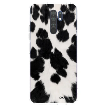 Picasee silikónový prehľadný obal pre Xiaomi Redmi 9 - Black Moo
