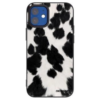 Picasee silikónový čierny obal pre Apple iPhone 12 mini - Black Moo
