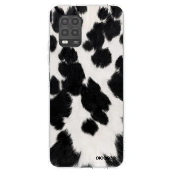 Picasee silikónový prehľadný obal pre Xiaomi Mi 10 Lite - Black Moo