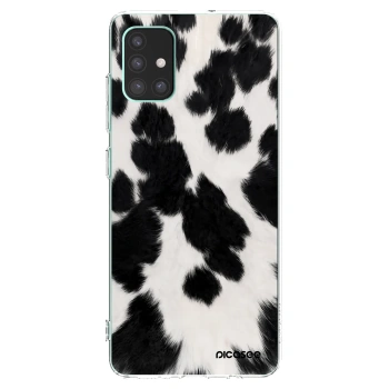Picasee silikónový prehľadný obal pre Samsung Galaxy M51 M515F - Black Moo