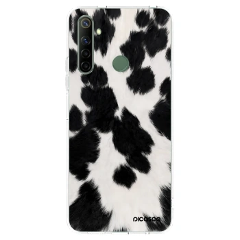 Picasee silikónový prehľadný obal pre Realme 6i - Black Moo