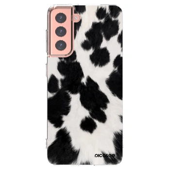 Picasee silikónový prehľadný obal pre Samsung Galaxy S21 5G G991B - Black Moo