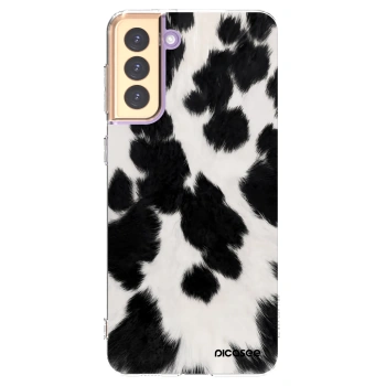 Picasee silikónový prehľadný obal pre Samsung Galaxy S21+ 5G G996F - Black Moo