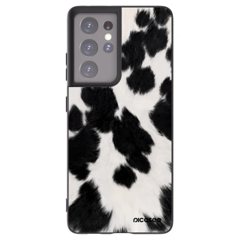 Picasee silikónový čierny obal pre Samsung Galaxy S21 Ultra 5G G998B - Black Moo