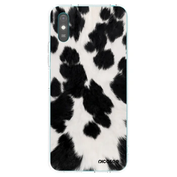 Picasee silikónový prehľadný obal pre Xiaomi Redmi 9AT - Black Moo