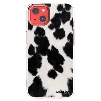 Picasee silikónový prehľadný obal pre Apple iPhone 13 - Black Moo