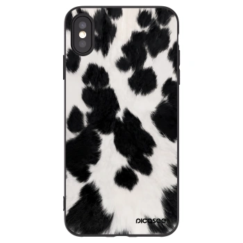 Picasee silikónový čierny obal pre Apple iPhone XS Max - Black Moo