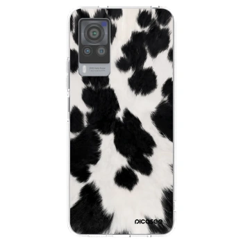 Picasee silikónový prehľadný obal pre Vivo X60 Pro 5G - Black Moo