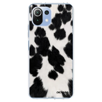 Picasee silikónový prehľadný obal pre Xiaomi 11 Lite 5G NE - Black Moo