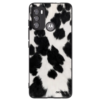 Picasee silikónový čierny obal pre Motorola Moto G60 - Black Moo