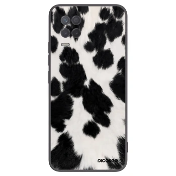 Picasee silikónový čierny obal pre Realme 8 5G - Black Moo