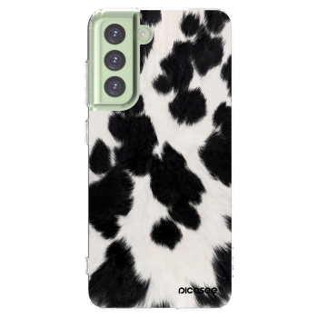 Picasee silikónový prehľadný obal pre Samsung Galaxy S21 FE 5G - Black Moo