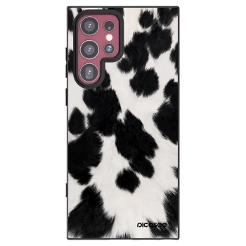 Picasee silikónový čierny obal pre Samsung Galaxy S22 Ultra 5G - Black Moo