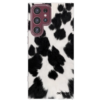 Picasee silikónový prehľadný obal pre Samsung Galaxy S22 Ultra 5G - Black Moo