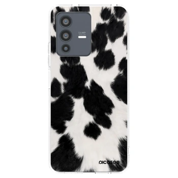 Picasee silikónový prehľadný obal pre Vivo V23 5G - Black Moo