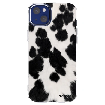 Picasee silikónový prehľadný obal pre Apple iPhone 14 Plus - Black Moo