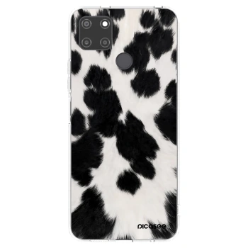 Picasee silikónový prehľadný obal pre Realme C21Y - Black Moo