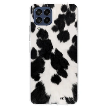 Picasee silikónový prehľadný obal pre Samsung Galaxy M53 5G - Black Moo