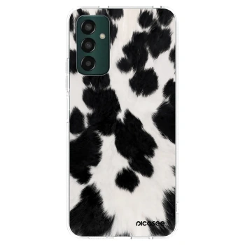 Picasee silikónový prehľadný obal pre Samsung Galaxy M13 M135F - Black Moo