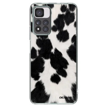 Picasee silikónový prehľadný obal pre Xiaomi Redmi Note 11 Pro+ 5G - Black Moo