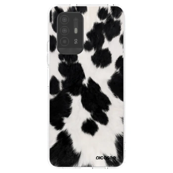 Picasee silikónový prehľadný obal pre OPPO A94 5G - Black Moo