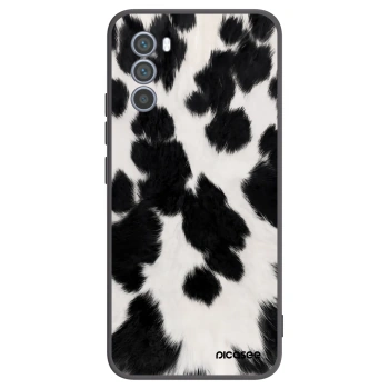 Picasee silikónový čierny obal pre Motorola Moto G62 - Black Moo