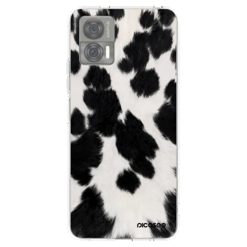 Picasee silikónový prehľadný obal pre Motorola Edge 30 Neo - Black Moo