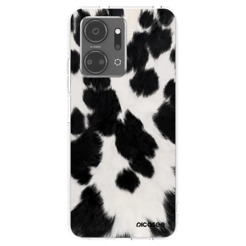 Picasee silikónový prehľadný obal pre Honor X7a - Black Moo