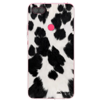 Picasee silikónový prehľadný obal pre Xiaomi Mi 8 Lite - Black Moo