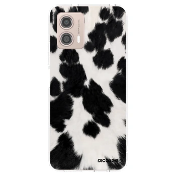 Picasee silikónový prehľadný obal pre Motorola Moto G53 5G - Black Moo