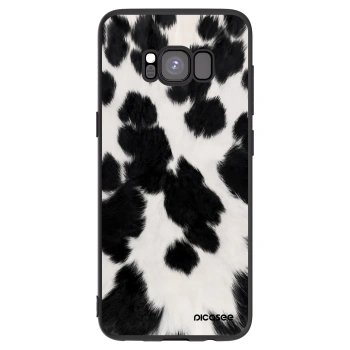 Picasee silikónový čierny obal pre Samsung Galaxy S8 G950F - Black Moo