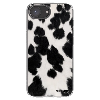 Picasee silikónový prehľadný obal pre Apple iPhone 16e - Black Moo