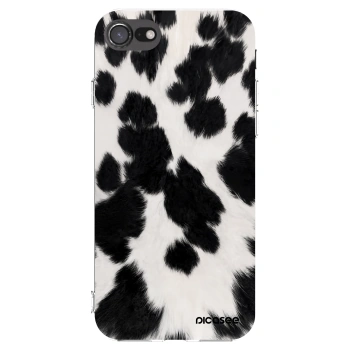 Picasee silikónový prehľadný obal pre Apple iPhone 7 - Black Moo