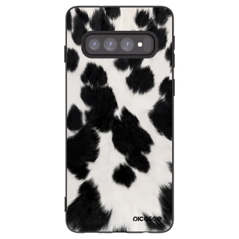 Picasee silikónový čierny obal pre Samsung Galaxy S10 G973 - Black Moo