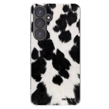 Picasee silikónový prehľadný obal pre Samsung Galaxy S24 FE S721B - Black Moo