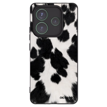 Picasee silikónový čierny obal pre Xiaomi Redmi Note 14 5G - Black Moo