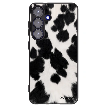 Picasee silikónový čierny obal pre Samsung Galaxy S25 5G - Black Moo