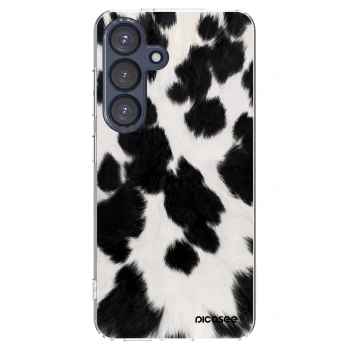 Picasee silikónový prehľadný obal pre Samsung Galaxy S25 5G - Black Moo
