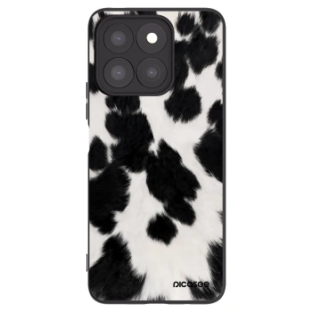 Picasee silikónový čierny obal pre Honor X8c - Black Moo