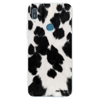 Picasee silikónový prehľadný obal pre Huawei Y6 2019 - Black Moo