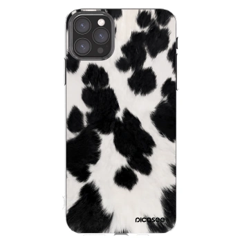 Picasee silikónový prehľadný obal pre Apple iPhone 11 Pro Max - Black Moo