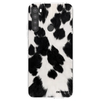 Picasee silikónový prehľadný obal pre Xiaomi Redmi Note 8 - Black Moo