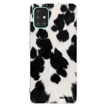 Picasee silikónový prehľadný obal pre Samsung Galaxy A51 A515F - Black Moo