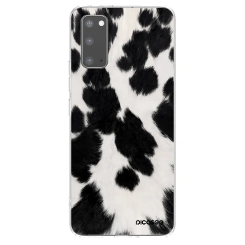 Picasee silikónový prehľadný obal pre Samsung Galaxy S20 G980F - Black Moo