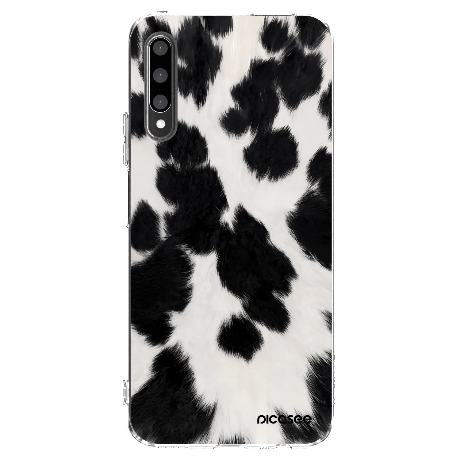 Picasee silikónový prehľadný obal pre Honor 9X Pro - Black Moo