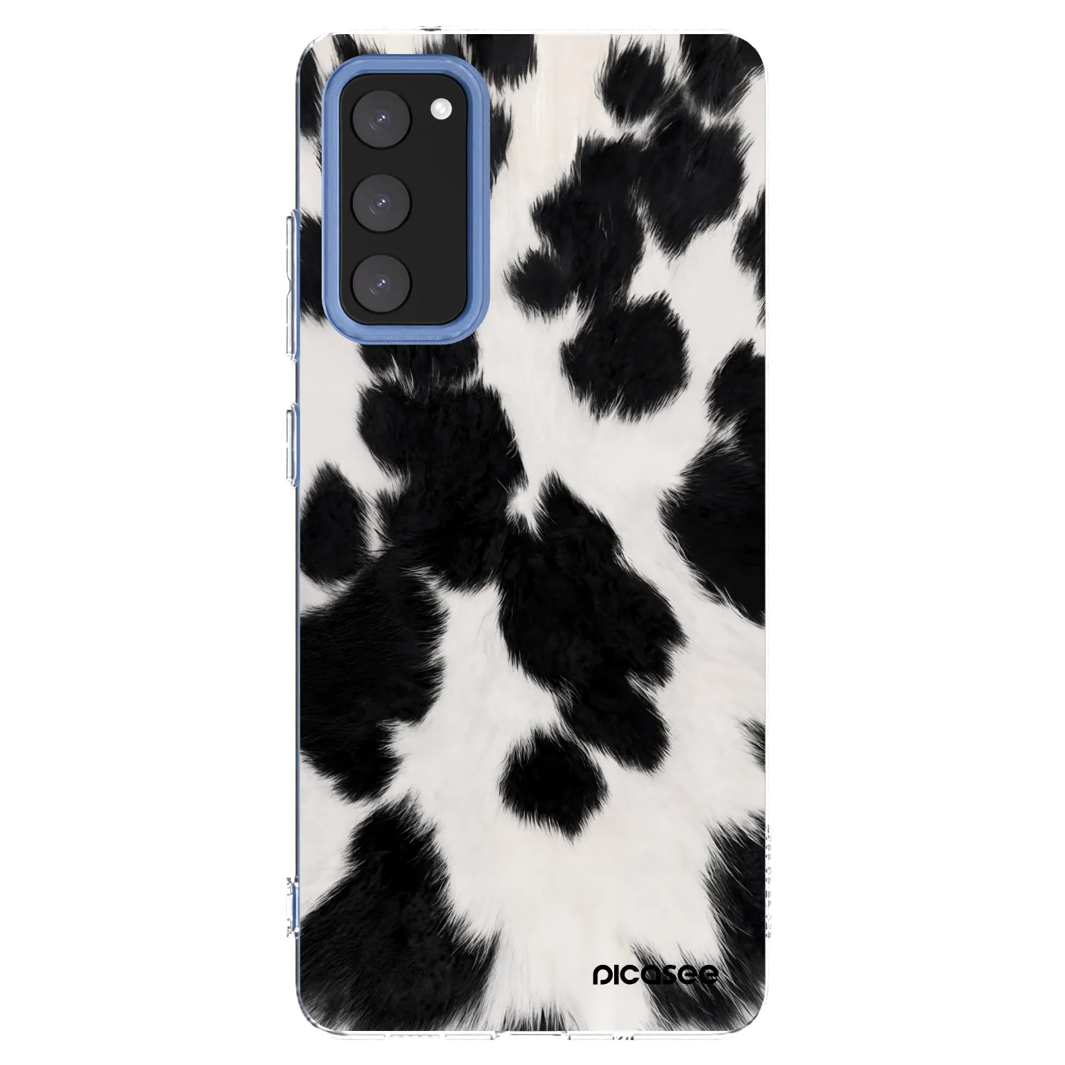 Picasee silikónový prehľadný obal pre Samsung Galaxy S20 FE - Black Moo